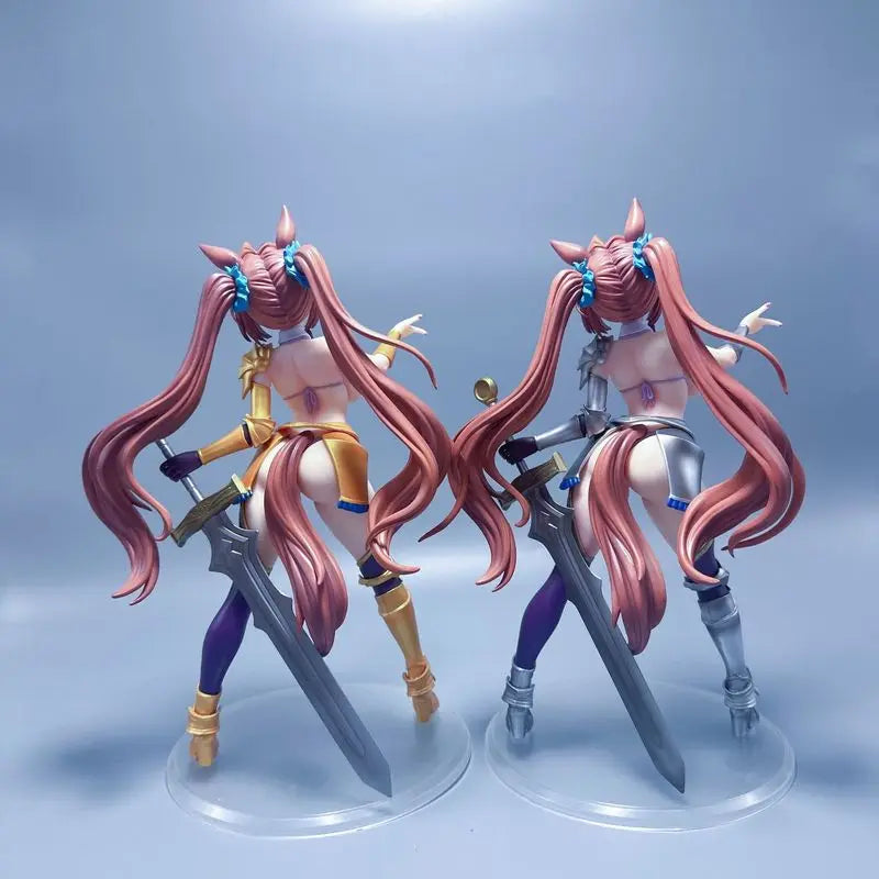 25cm Pretty Derby Daiwa Scarlet Shining Swimsuit Ver. Gold Or Silver Standing Pose Anime Pvc Figure Statue Gift