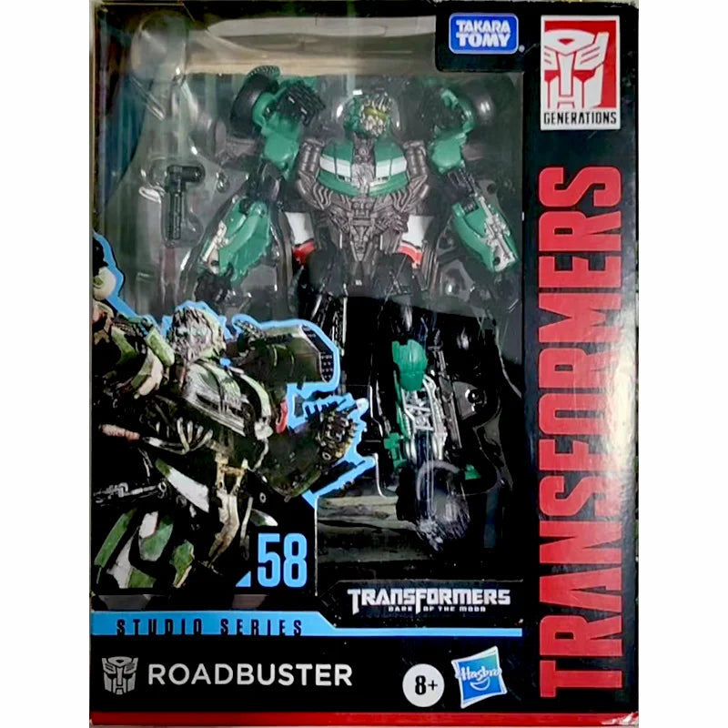 100% In Stock Original Takara Tomy Hasbro Dark Of The Moon SS58 Deluxe Roadbuster Autobot Robot Action Toy Figures