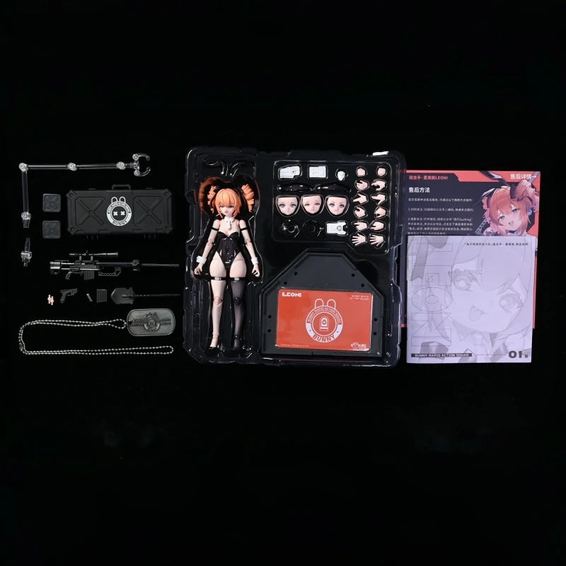 Genuine Sushing 1/12 Rabbit Rapid Response Team Leonie Articulated Action Figure [In Stock]