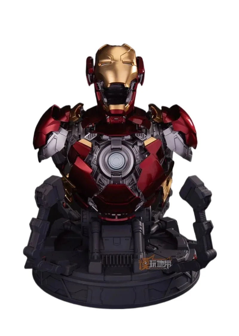 E-model Assembly Model Iron Man Mark Xlvi Mk46 Series Bust  Set Scale Plastic Model Kit Action Figure Toy Collection Model Gifts