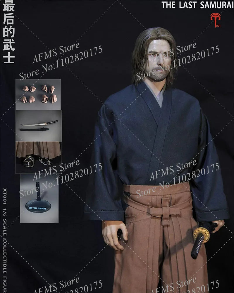 XT001 1/6 Scale Collectible Figure The Last Samurai: Bushidou Tom Cruise  Full Set 12" Men Soldier Action Figure Toy Model