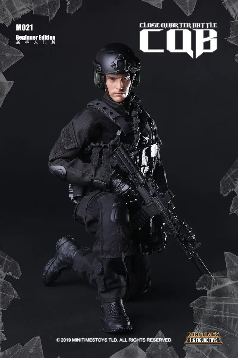 Mini Times Toys M021 1/6 CQB Soldier Figure Model 12'' Male Action Doll Full Set Toy for Collection