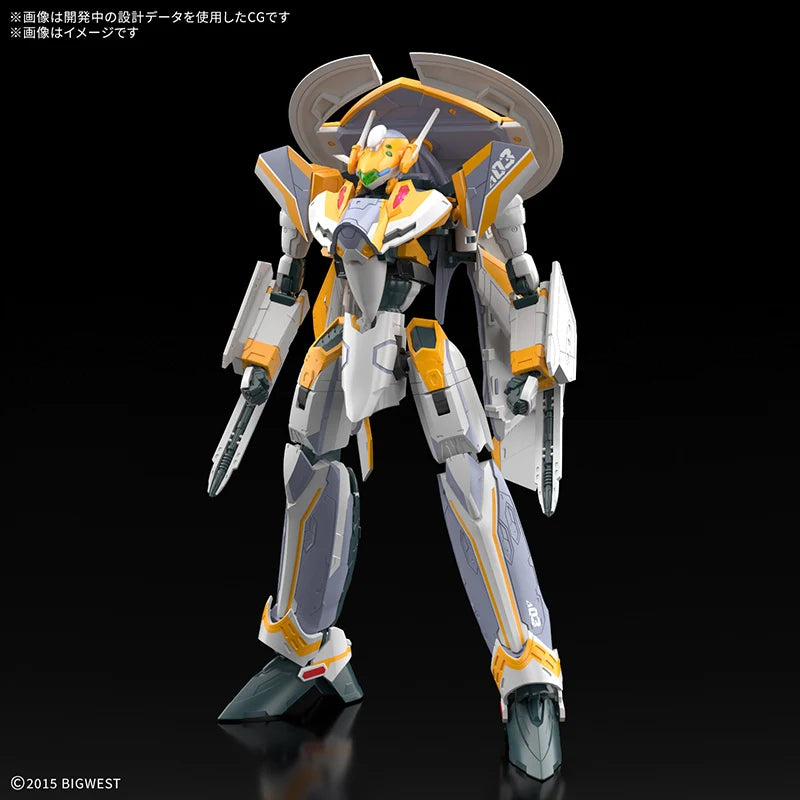 BANDAI Macross Delta HG 1/100 VF-31E SIEGFRIED (CHUCK MUSTANG USE) Deluxe Set Anime Action Figures Assembly Model Toy