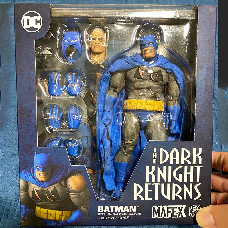 Original Mafex 119 Mafex Batman Tdkr The Dark Knight Triumphant In Stock Anime Action Collection Figures Model Toys