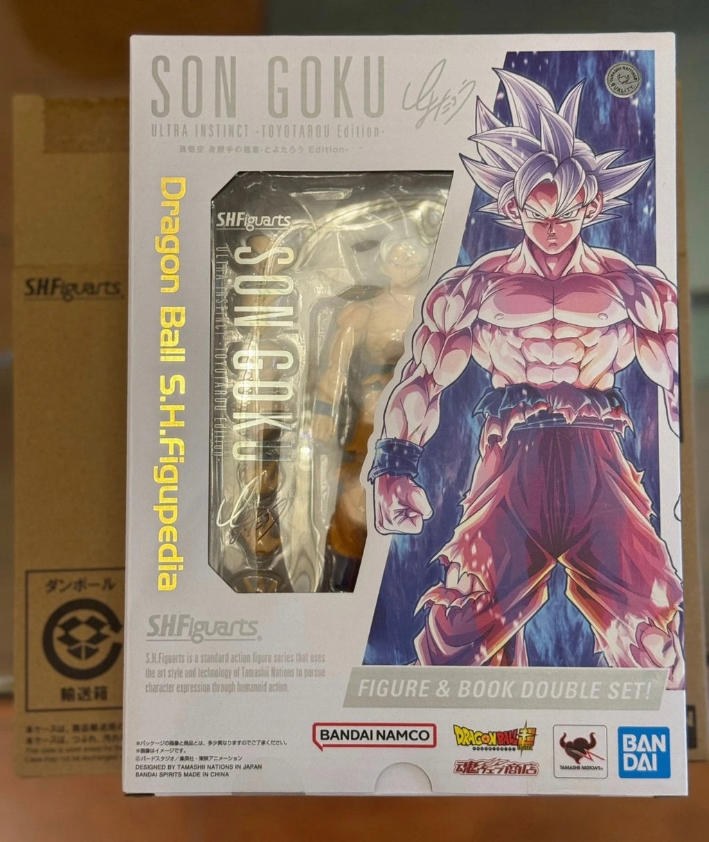 [Available] Bandai S.H.Figuarts Shf Son Goku Ultra Instinct Taro Toyota Edition Action Figure Toy Model Gift