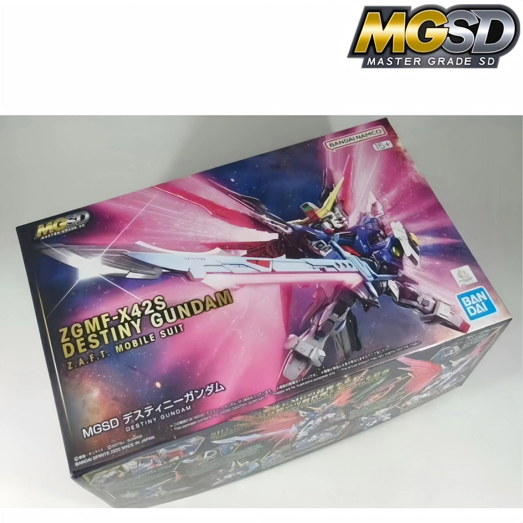 2026 New Bandai MGSD Destiny Gundam (ZGMF-X42S) Anime Original Toys Model Kit Action Figure Q-style Gundam Collectible In Stock