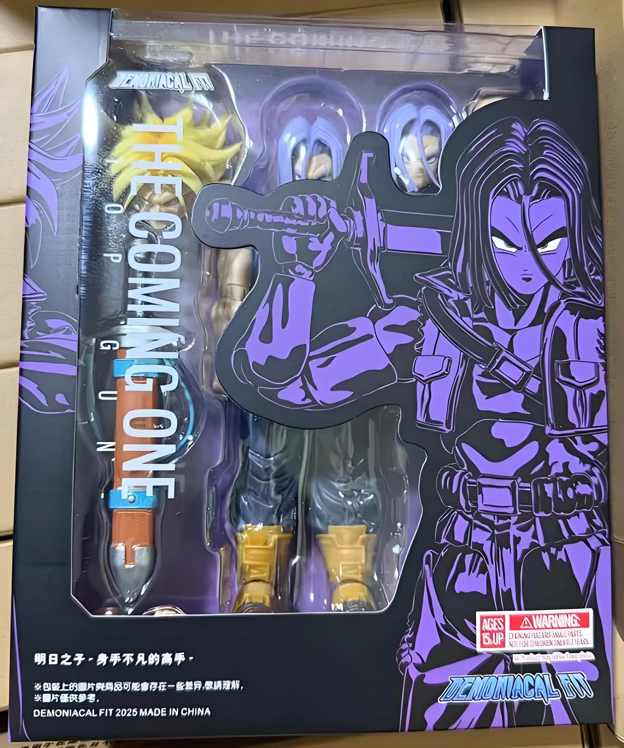In Stock Dragon Ball Demoniacal Fit Trunks Son of Tomorrow Extraordinary master Animation Model Action Figure Toy CollectionGift