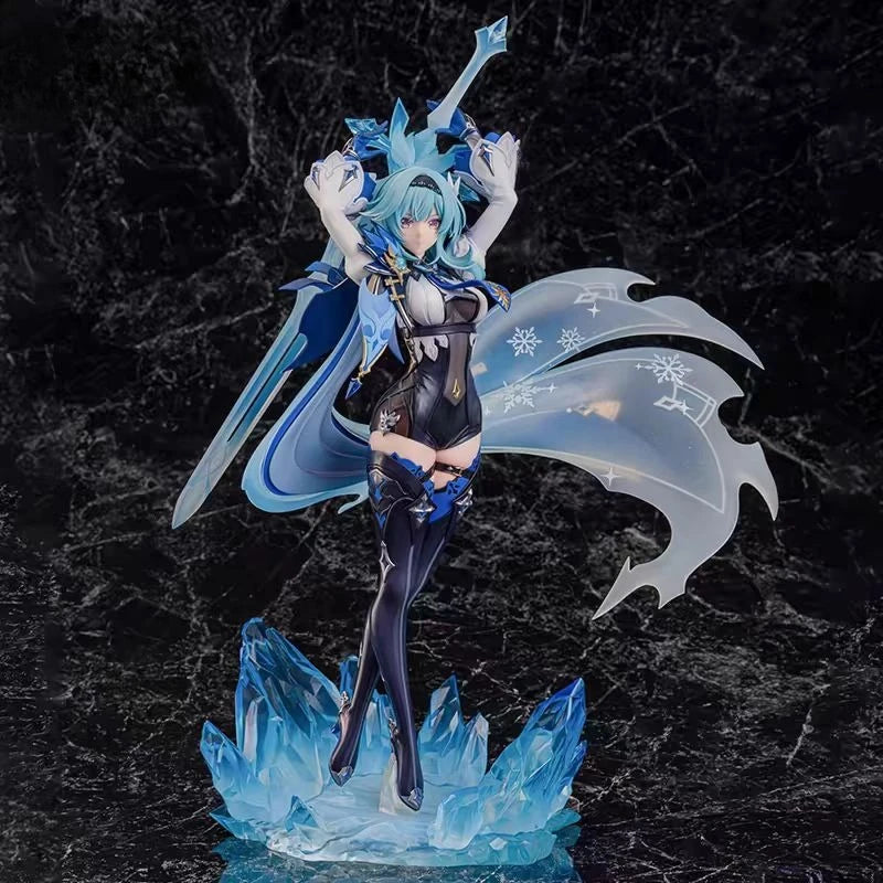 【Presale】Genshin Impact Eula Game Character Sculpture Action Anime Statue Figures Cartoon Collectible Model Toy
