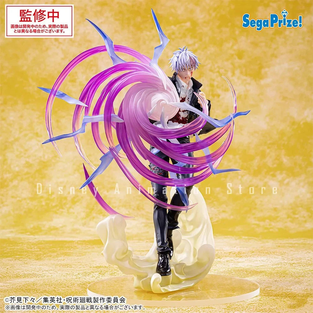 In Stock 100% Original SEGA Luminasta Satoru Gojo Jujutsu Kaisen 5T5  Hollow Technique Purple Ver. Figure Collector Birthday