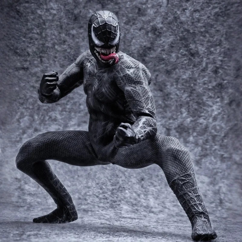 100% Original 6in Studio STM-20251 1/12 Scale 6in Venom Symbiotic Variant Double Headed Carving Full Set Anime Figures Toy