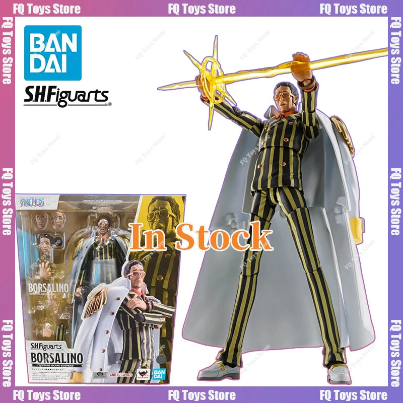 In Stock BANDAI Original S.H.Figuarts ONE Piece KIZARU BORSALINO SHF Action Figure Model Toy Gift