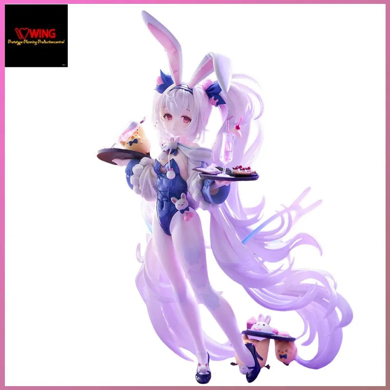 WING Azur Lane Laffey II Sleepy Busy Day 1/7 Scale PVC Figure with Replacement Face Gifts Toys Model Original Garage Kit Kawaii