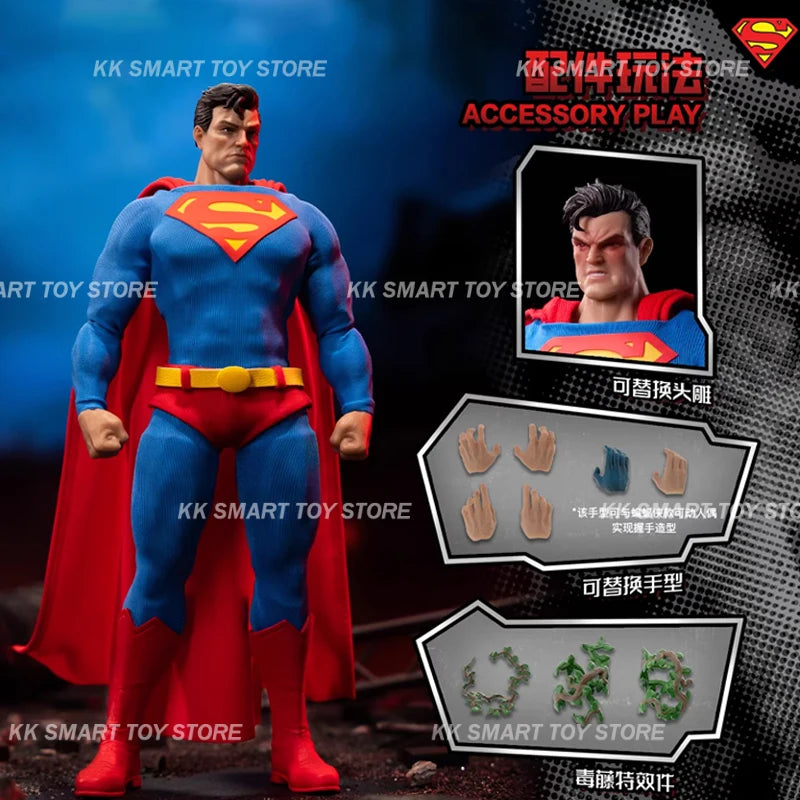 GONG Resonance DC Batman HUSH Superman Action Figure Cloth Suit Collectible Movable Model Ornament Surprise Model Gifts Toys
