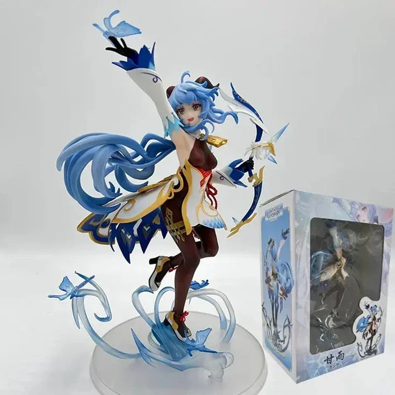 Genshin Impact Wanderer Anime Figure Bow And Arrow Ganyu Action Figure Adult Model Doll Toys Gifts  Gan Yu 1/7 Model Box Set