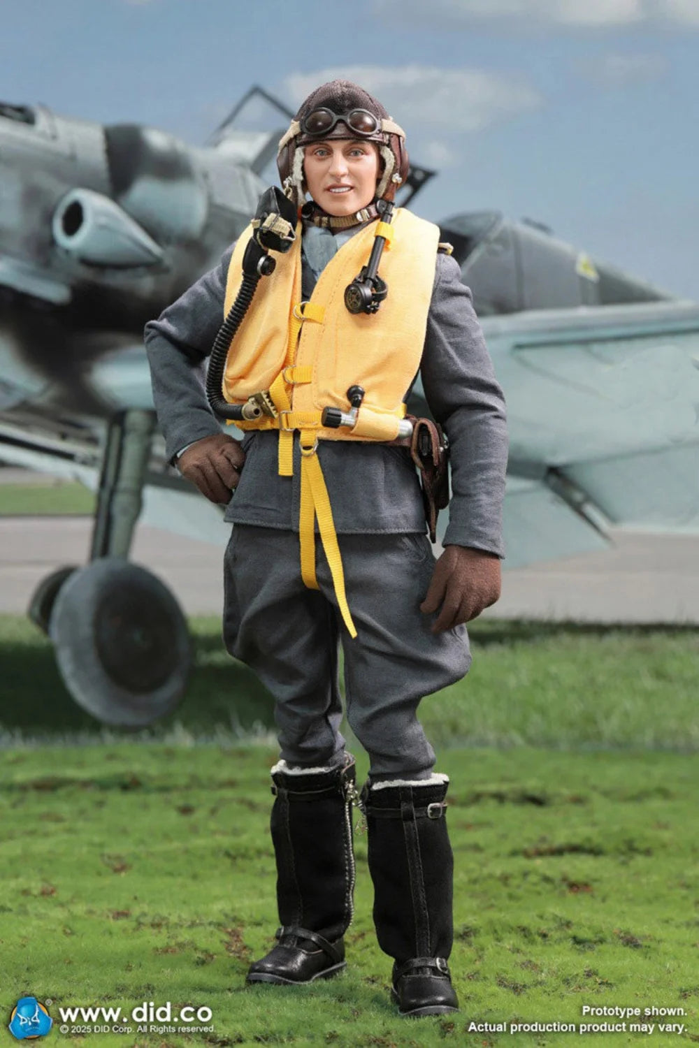 In Stock DID D80190 1/6 Scale German Air Force Ace Pilot Male Soldier Full Set for 12inchs Action Figure Model Toys Gifts