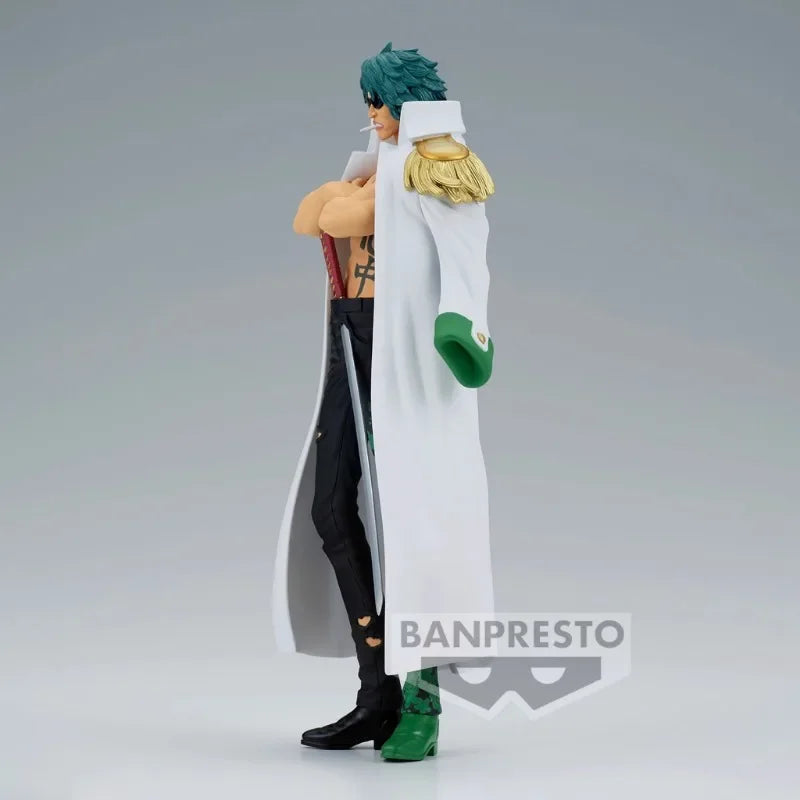 Bandai Original Banpresto Anime One Piece DXF Aramaki Green Bull 17CM PVC Action Figure Sammeln Modell Spielzeug Gitts