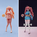 1/64 Figurines Scale Model Resin Kimono Honolulu Uncolored Miniatures Diorama Hand-painted D613