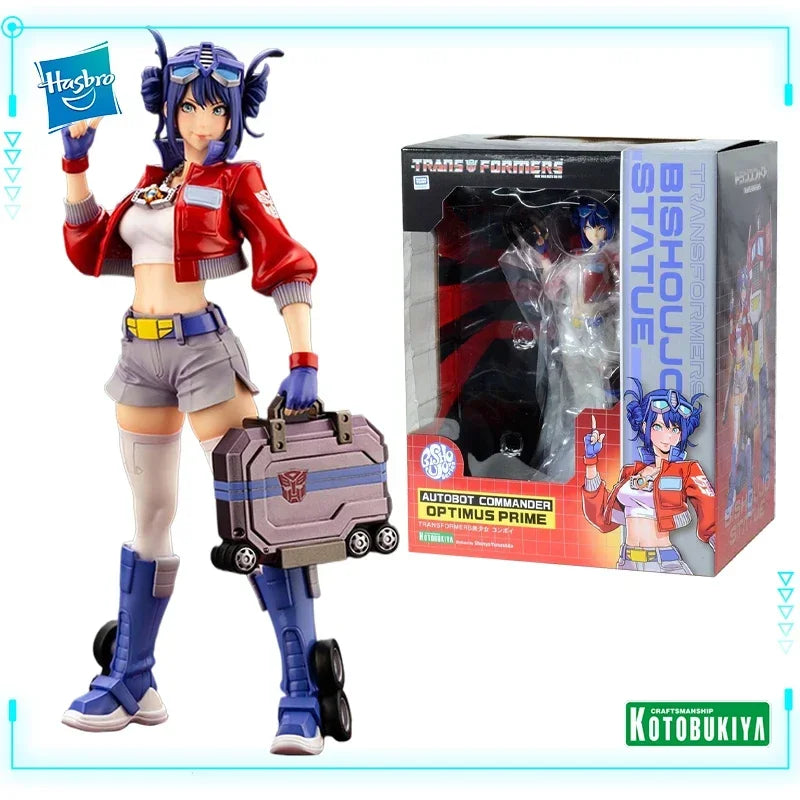 Kotobukiya Original Genuine 1/7 Hasbro Transformers Convoy Bishoujo Statue 23.5cm Collections Model Toy Figures Birthday Gifts