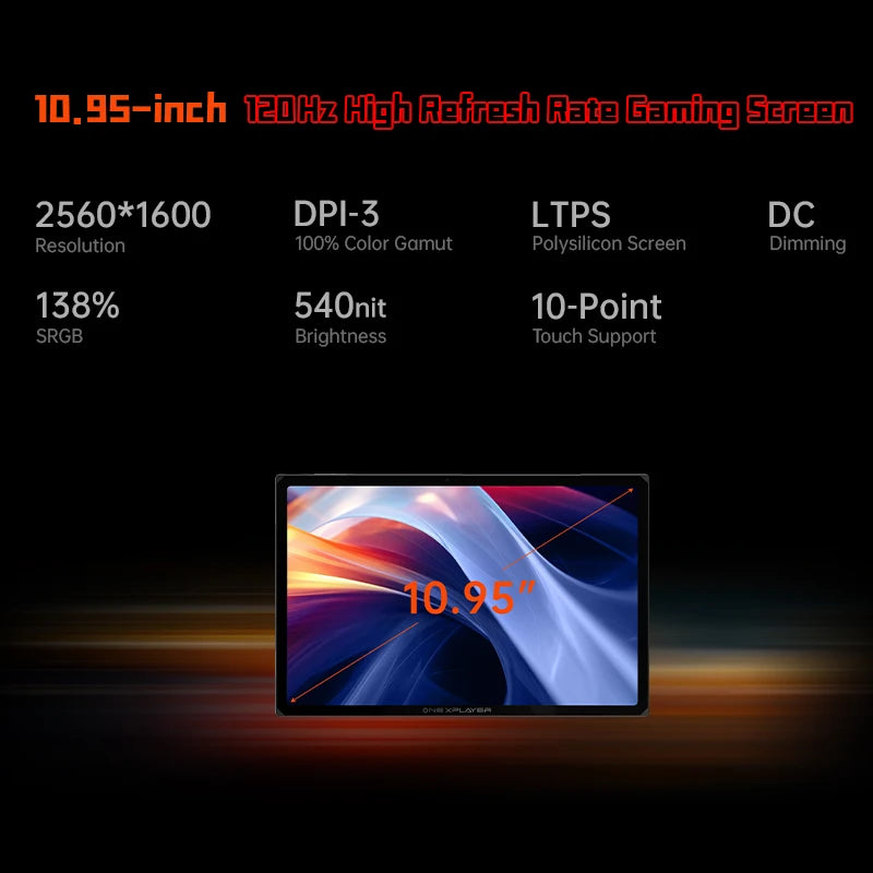 OneXPlayer X1 PRO AMD Ryzen AI 9 HX 370 /8840U PC Game Console 3 IN 1 Laptop Tablet 10.95 Inch 120 Hz AI CPU Computer Controller