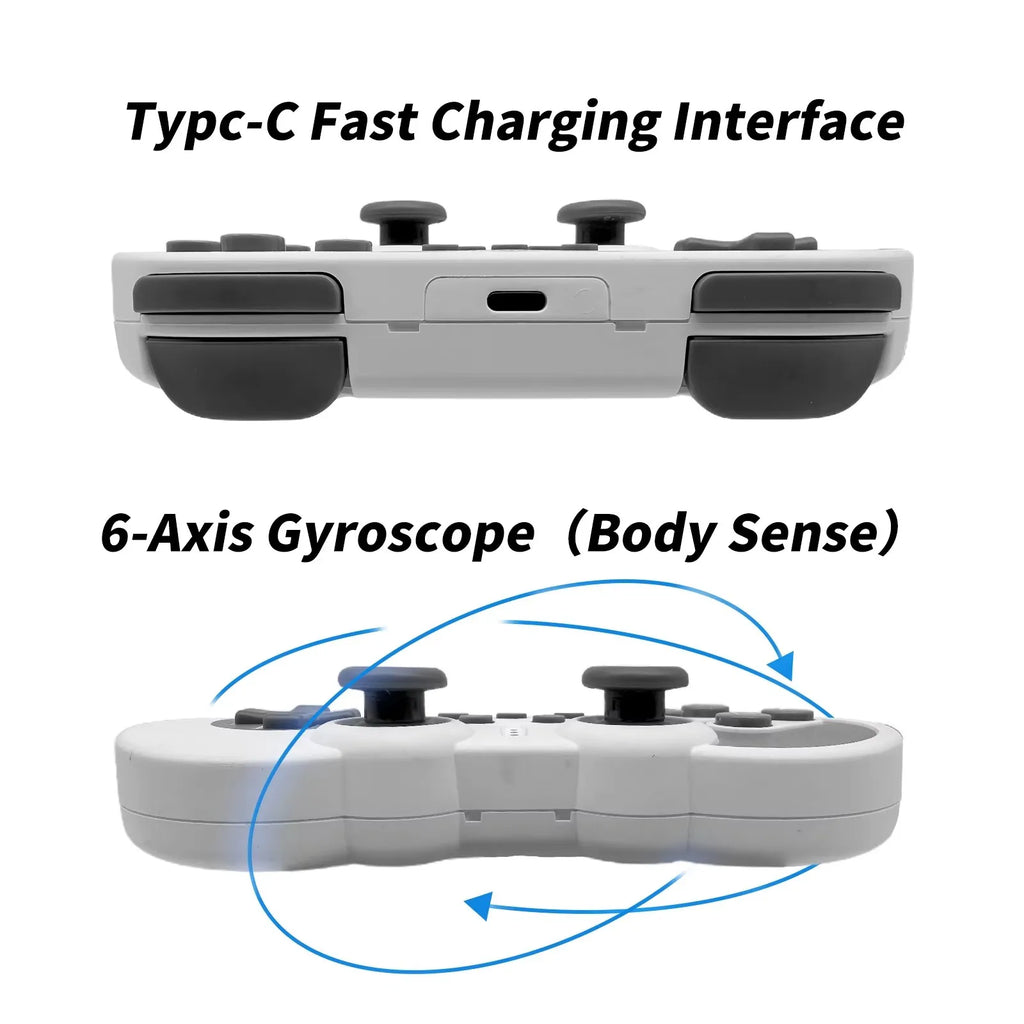 2.4G Wireless Gamepad Retro Gaming Joystick Wired Controller for PC NESPi RetroPie Game Control for Raspberry Pi 4 B