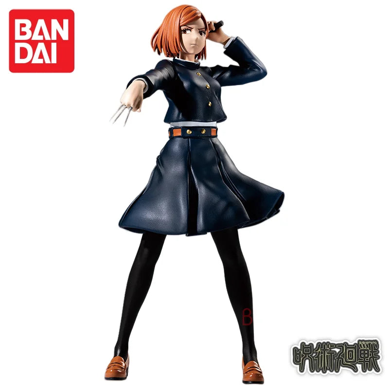 В наличност Bandai Original Jujutsu Kaisen Kugisaki Nobara Banpresto Аниме Екшън фигурки Играчки Модел Кукла Чисто нова в кутия