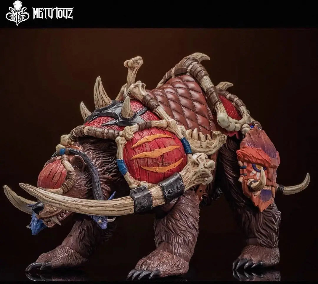 In-stock Metoys Warcraft-themed Zul'Aman Battle Bear Armor Model Set 1/12 Action Figure 34cm Collectible Gift