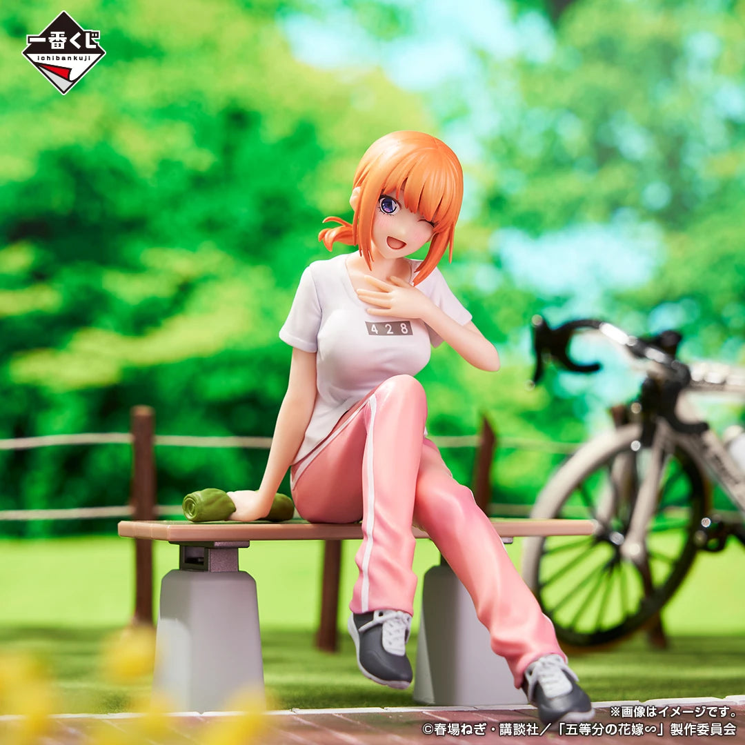 Original Bandai Ichiban Kuji Nakano Ichika Nakano Nino Nakano Miku Collectible The Quintessential Quintuplets Anime Figure Gift