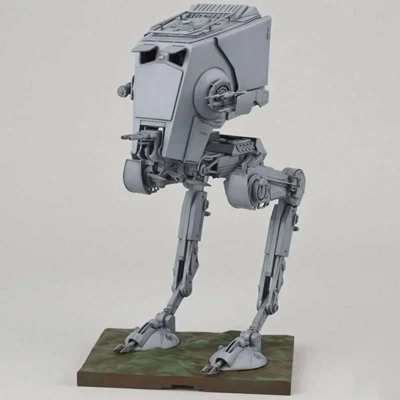 Bandai Original Star Wars Anime 1/48 AT-ST Action Figure Assembly Model Toys Collectible Model Ornaments Gifts for Children