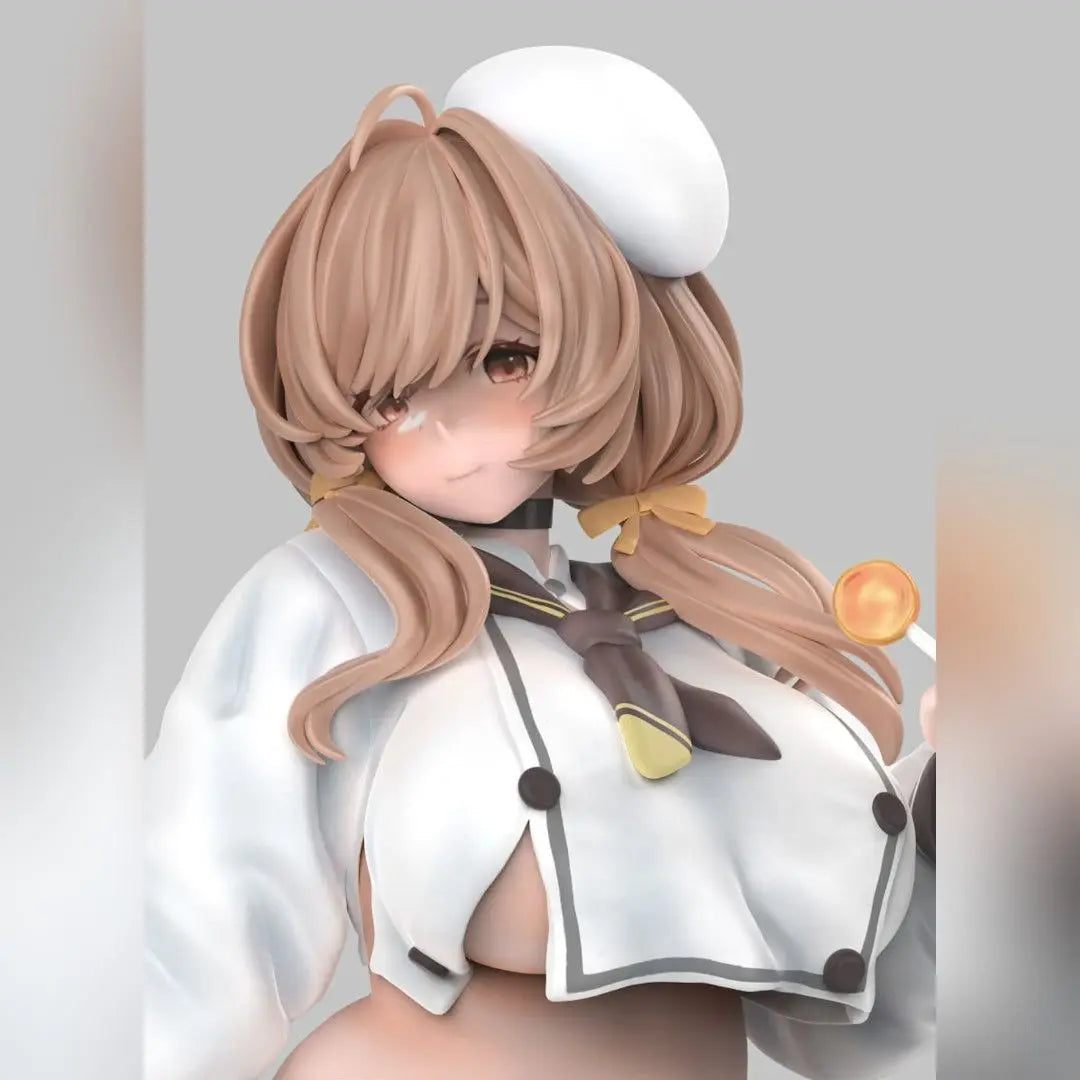 1/9 Victory Goddess Maid Dress Beauty Girl 3D Resin White Model Blank Figurine DIY Coloring Uncolored Unassembled Models
