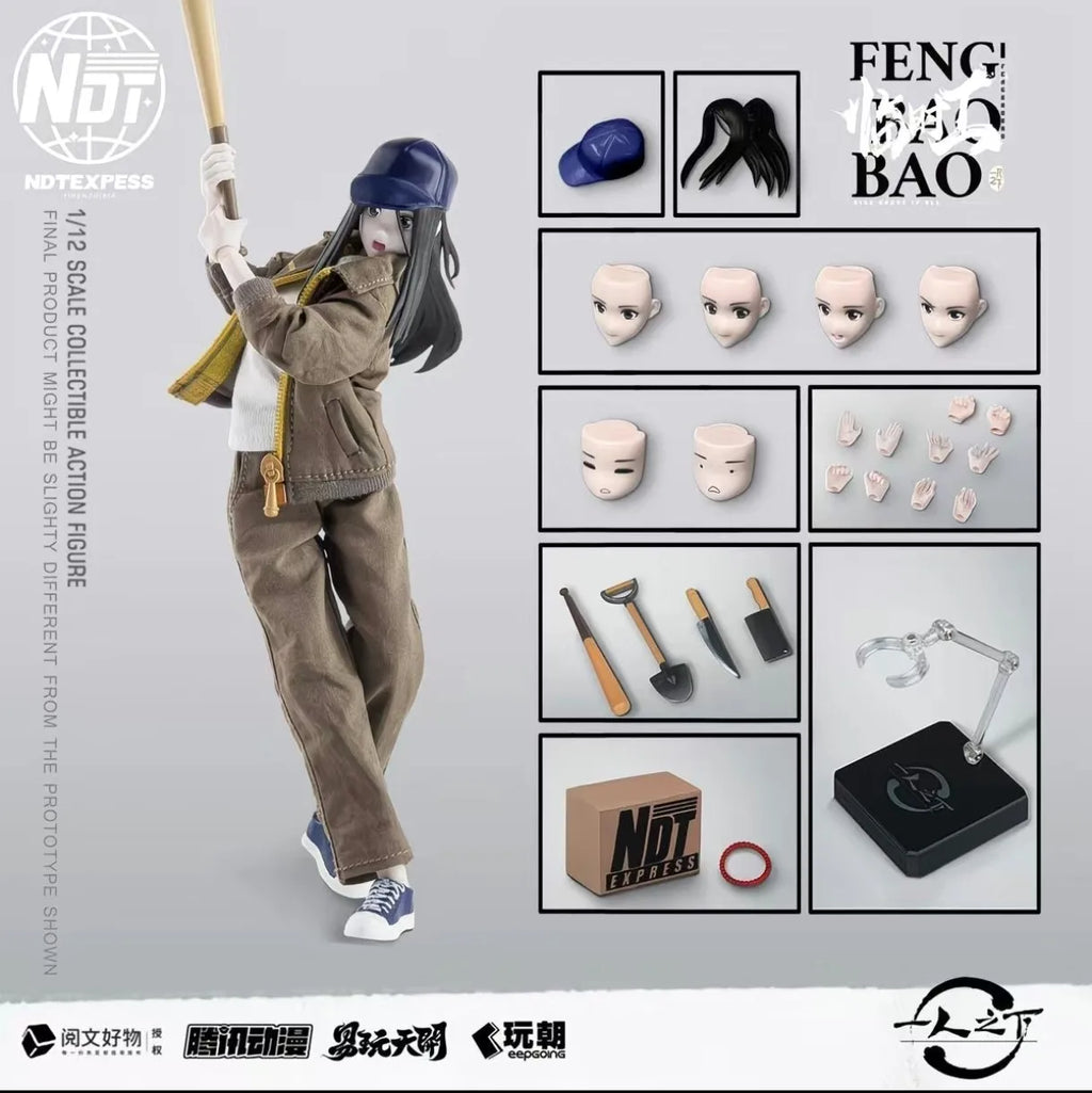 2026 In Stock Keepgoing TOYSEASY 1/12 Under One Person Zhang Chulan And Feng Baobao Workwear Uniform Full Set 6in Action Figure