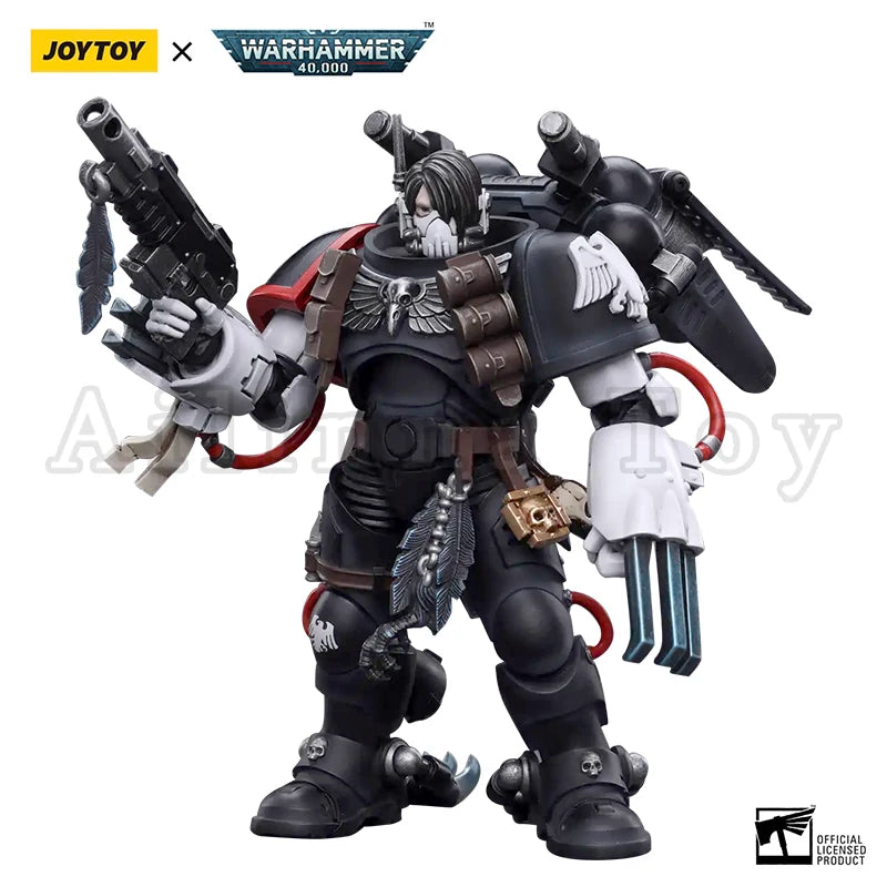JOYTOY 1/18 Action Figure 40K Raven Guard Chapter Master Kayvaan Shrike Anime Collection Military Model
