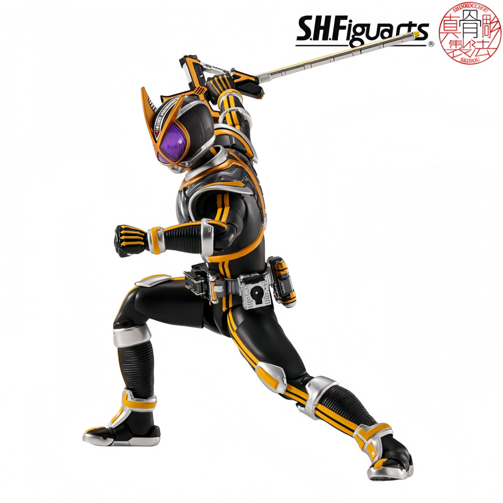 Bandai Tamashii Web Limited SHF Kamen Rider Kaixa (Shinkocchou Seihou) Anime Kamen Rider 555 Original Action Figure Collectible