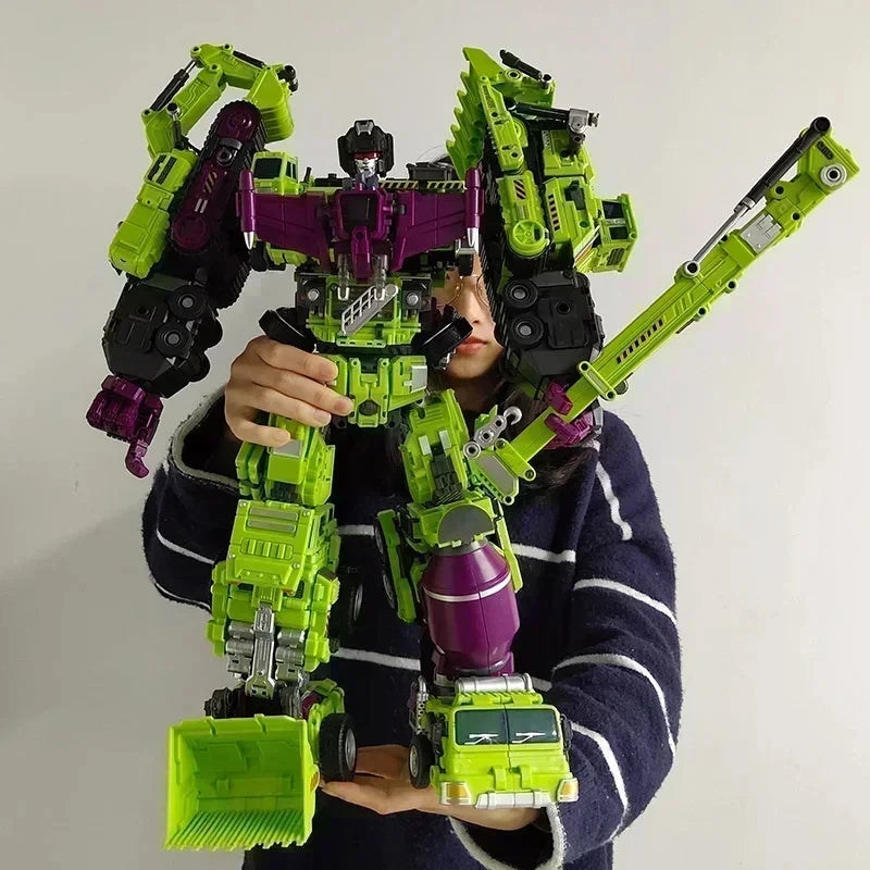 Neue NBK Devastator Spielzeug Junge Transformation KO G1 Roboter Auto Anime Actionfigur Rettungsbagger Kranhaken Modell Kind Spielzeug für Erwachsene