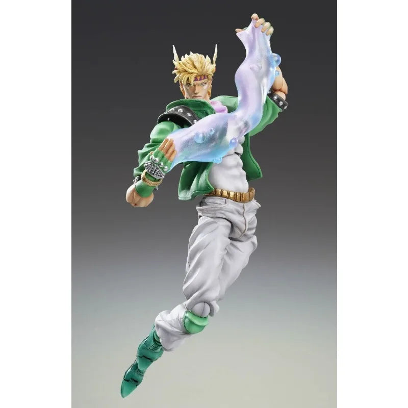 In Stock Medicos Super Action Statue JoJo's Bizarre Adventure Battle Tendency Caesar Zeppeli Green Limited Edition Action Figure
