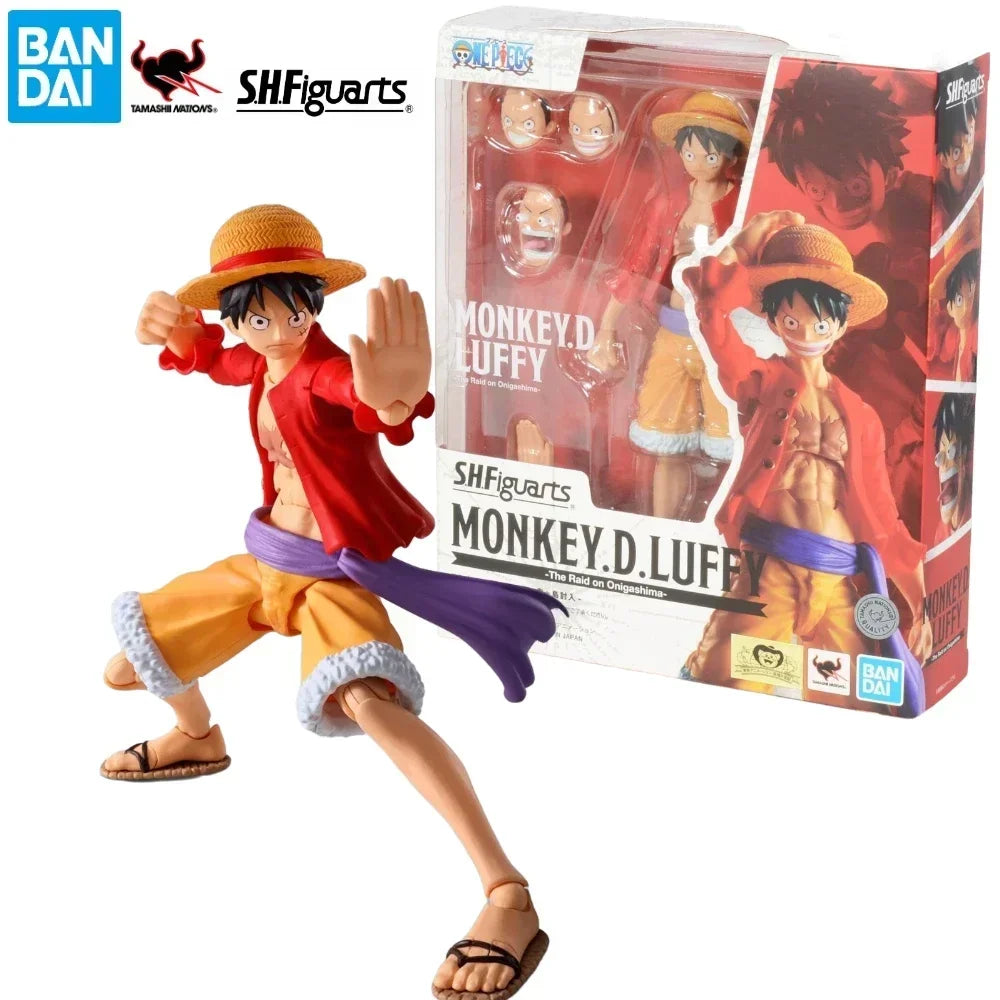 In Stock Bandai S.H.Figuarts Shf Monkey D. Luffy Gear 5 Zoro Sanji Yamato Trafalgar Addition Action Figure Collection Toy Gift