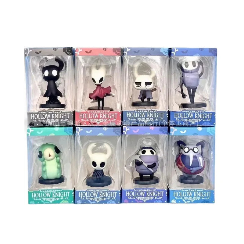 Q Version Hollow Knight Silk Song Knight Hornet Grub Zote Quirrel Shade Cornifer Myla Pvc Figures Model Doll Toy Collection Gift