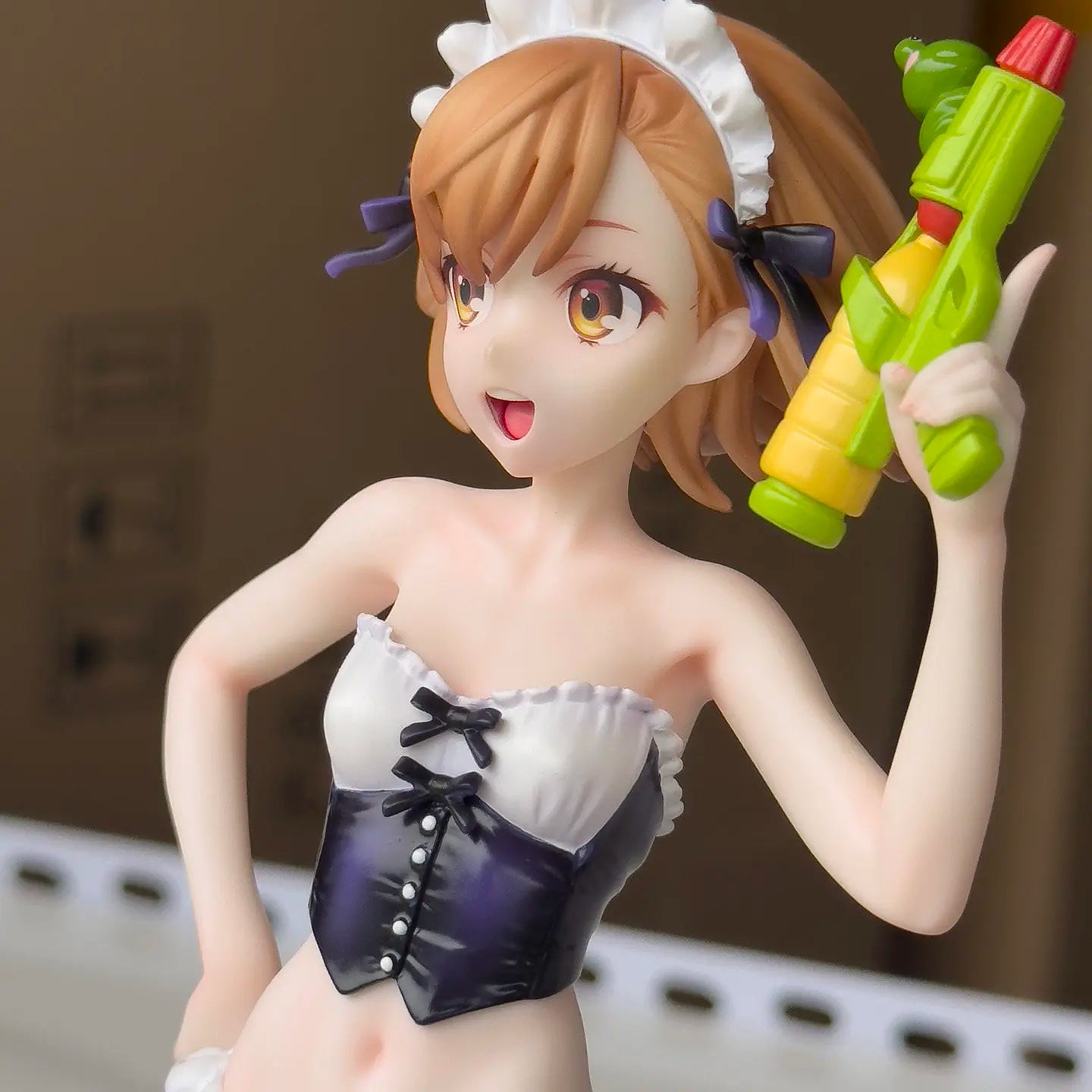 "A Certain Scientific Railgun" Misaka Mikoto 1/6 Scale Figure - Swimsuit Ver. PVC Statue  29cm Anime Collectible Model