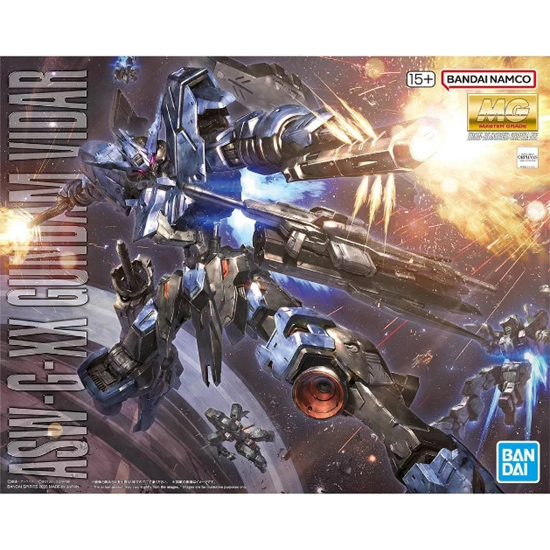 Bandai  MG 1/100 base LIMITED ASW-G-XX GUNDAM VIDAR Model Kit Assembly Anime Action Figure Model Toys Gift FOR Kids