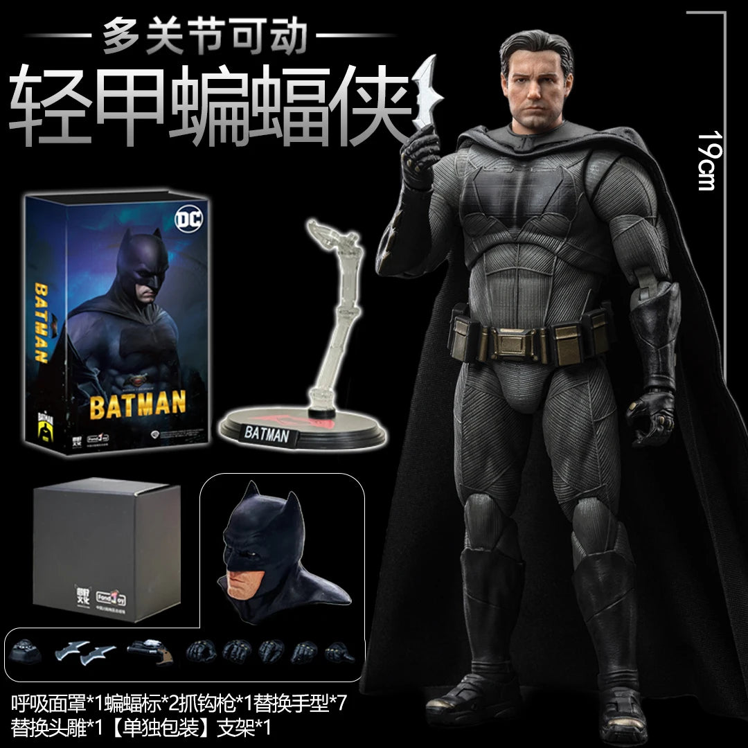 Fondjoy Justice League Ben Batman Figure Superman Batman Wonder Woman Aquaman Mera Anime Figures Collectble Models Toys Gift