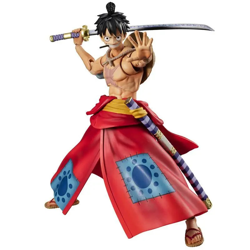 MegaHouse MH VAH One Piece Voyage Luffittaro Wano Country Moving Character Model in stock