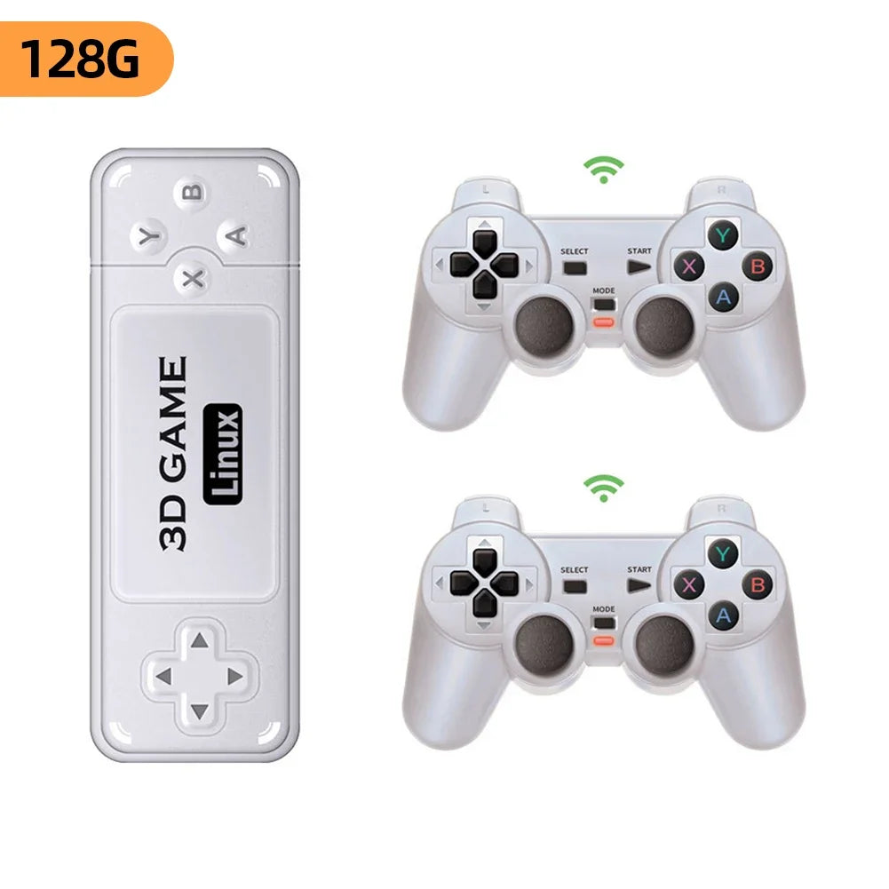 Y6/M8 Retro Game Console 4K HDMI-Compatible Output Low Latency GD10 TV Game Stick Dual Handle Portable Home Game Console for GBA