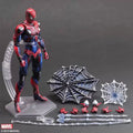 Marvel Spider-Man Articulated Action Figure With Interchangeable Hands Web Parts For Desktop Decor Marvel Comic Fans
