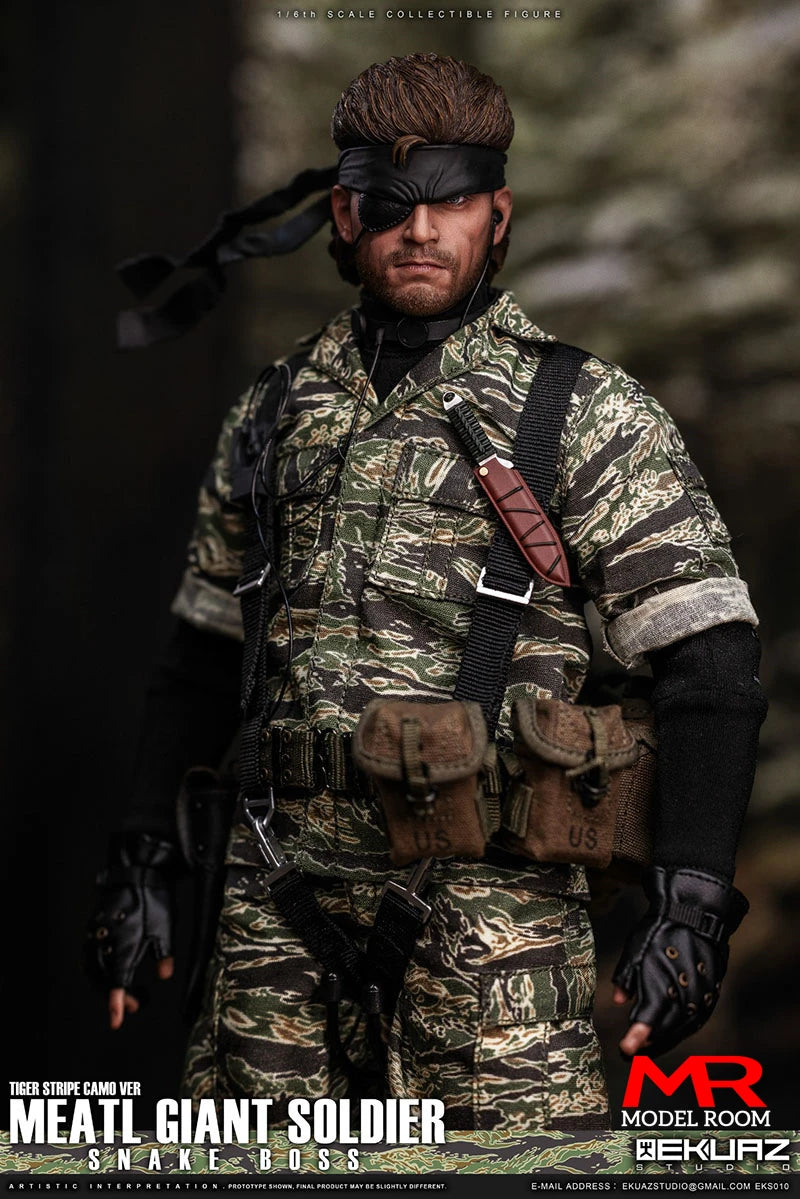 2025 Q2 EKUAZ STUDIO EKS010 EKS011 1/6 Snake Boss Action Figure 12'' Male Soldier Figurine Full Set Collectible Model Toy