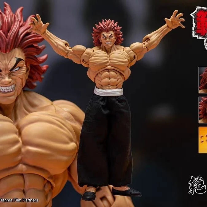 17cm Ko Storm Toys Grappler Baki Anime Figurine Hanma Baki Action Figure 1/12 Scale Exquisite Moveable Collection Christmas Gift