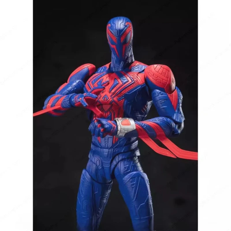 Bandai S.H. F Model Spider-Man 2099 Spider-Man: Time Travel Spider Action Figure Collection Toy Gift