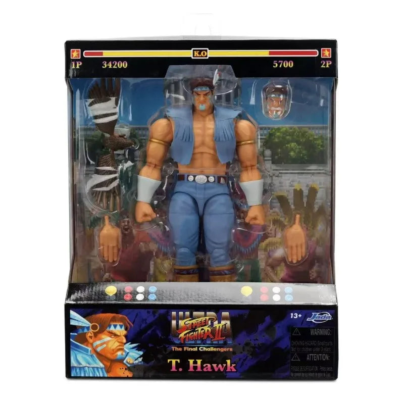 Pre-sale New Jada Toys Street Fighter 2 T. Hawke Street Fighter Model 6 Inch Falcon Movable Humanoid Figure