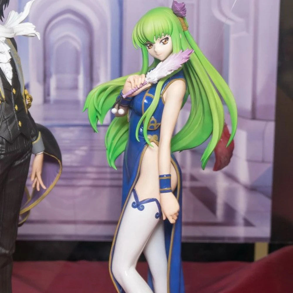 In Stock Bandai Original Genuine Banpresto Code Geass Hangyaku No Lelouch C.C. EXQ Figure 21cm Model Collection Toy Figures Gift