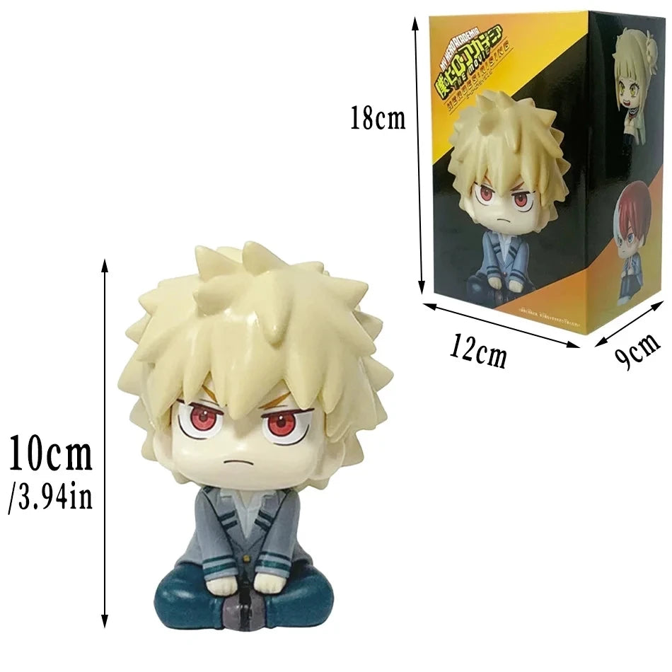 Anime Figure My Hero Academia Midoriya Izuku Bakugou Katsuki Todoroki Shoto Asui Tsuyu PVCAction Figure Collectible Model Toys