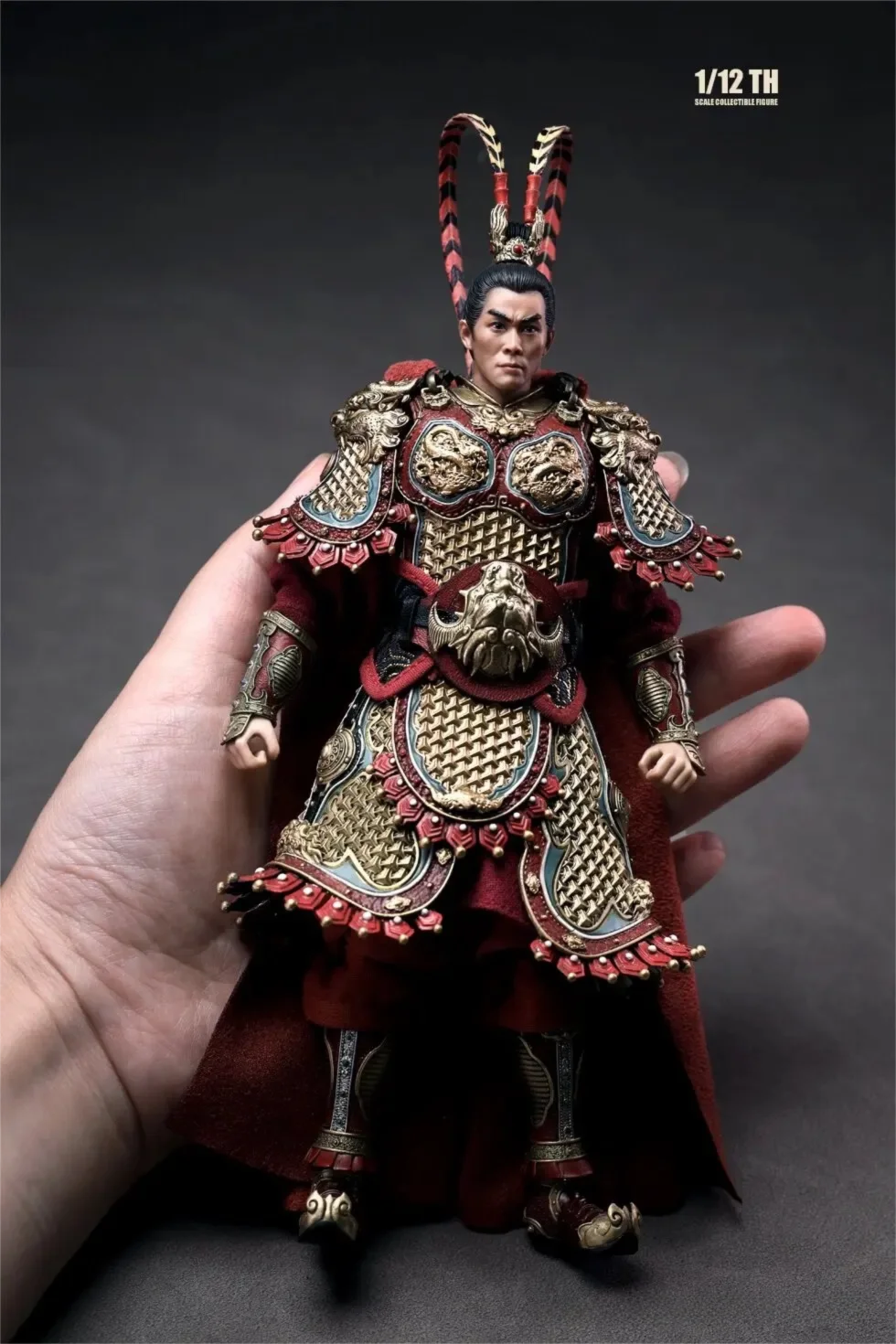 303toys 1/12 Scale 6-Inch Action Figure Collectible Set - Lu Bu from Three Kingdoms Ideal Birthday Gift for Toy Enthusiasts
