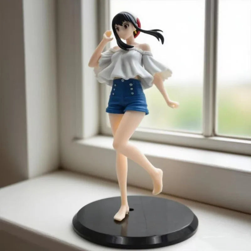 Hot SPY×FAMILY Anime Figure Kawai Anya Forger Yor Forger Action Figures Standing Figurine Collectible Model Doll Toys In Stock